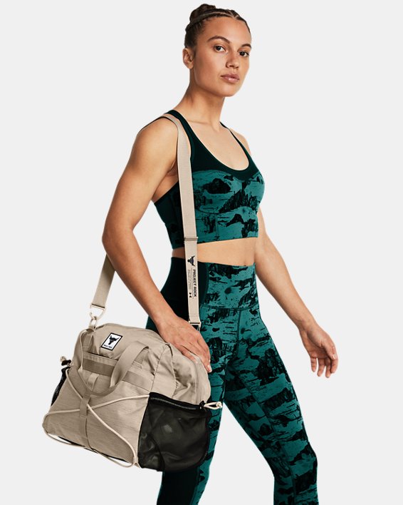 Petit sac de sport Project Rock pour femme, Brown, pdpMainDesktop image number 5